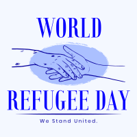 We Celebrate all Refugees Instagram Post