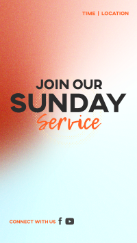 Sunday Service Instagram Story