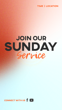 Sunday Service Instagram Story Design