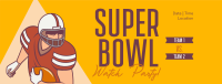 Super Bowl Night Live Facebook Cover Image Preview