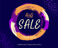 Holi Powder Explosion Sale Facebook Post