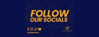 Social Follow Facebook Cover Design