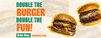 Burger Day Promo Facebook Cover