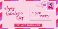 Valentine's Day Postcard Twitter Post