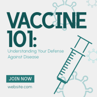 Health Vaccine Webinar Instagram Post