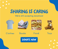 Sharing is Caring Facebook Post Design