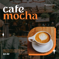 Cafe Mocha Instagram Post