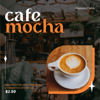 Cafe Mocha Instagram Post Design