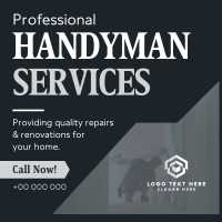 Handyman Renovations Instagram Post Design