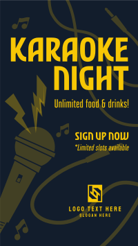 Karaoke Night Facebook Story