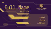 Modern Neo Techno Business Card
