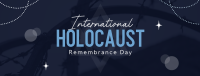 Holocaust Memorial Day Facebook Cover