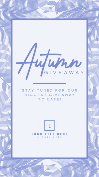 Leafy Fall Giveaway Instagram Story