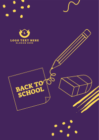 Back to School Note Poster