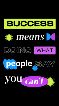 Quirky Success Quote Video