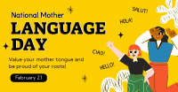 Mother Language Day Facebook Ad