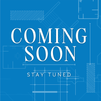 Coming Soon Blueprint Linkedin Post Design