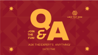 Minimalist Live Q&A Animation