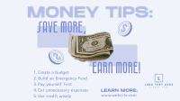 Savings Finance Tips Animation