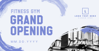 Messy Brush Fitness Facebook Ad Design