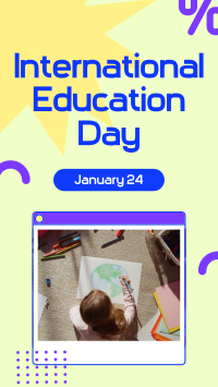 International Education Day Facebook Story