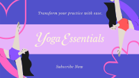 Trendy Yoga Class YouTube Banner