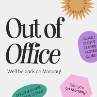 Out of Office Instagram Post Image Preview