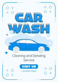 Car Cleaning and Detailing Flyer