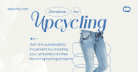 Fashion Upcycling Drive Facebook Ad