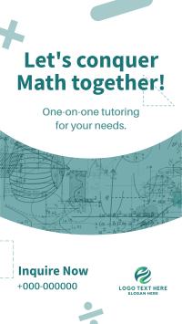 One-on-One Math Tutoring Instagram Reel Image Preview