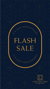 Anniversary Flash Sale Facebook Story