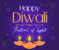 Happy Diwali Facebook Post Design