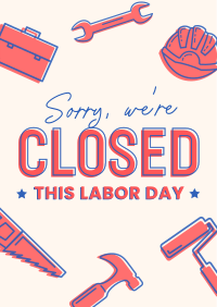 Closed for Labor Day Flyer