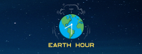 Alarm Clock Earth Facebook Cover Design