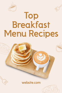 Pancake & Coffee Pinterest Pin