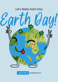 Funny Earth Poster