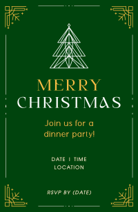 Elegant Christmas Invitation