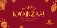 Kwanzaa Mask Twitter Post