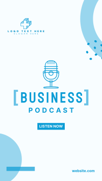 Business Podcast Facebook Story Design