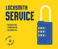 Locksmith Services Facebook Post