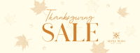 Elegant Thanksgiving Sale Facebook Cover Image Preview