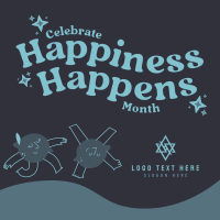 Celebrate Happiness Month Instagram Post Design