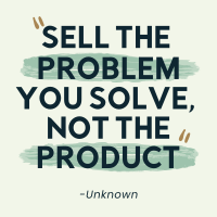 Sell the Problem Linkedin Post Design