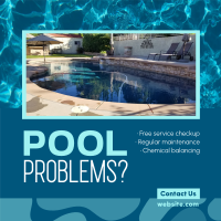 Pool Problems Maintenance Instagram Post