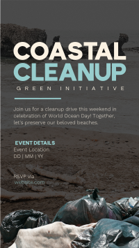 Coastal Cleanup Facebook Story