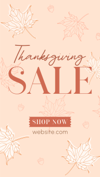 Elegant Thanksgiving Sale YouTube Short