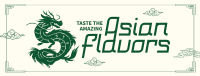 Traditional Asian Food Facebook Cover