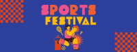 Go for Gold on Sports Festival Facebook Cover Design