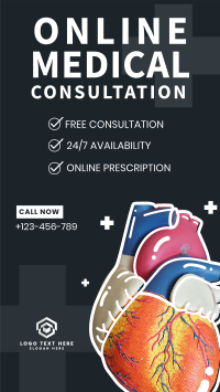 Online Consultation Service Facebook Story Design