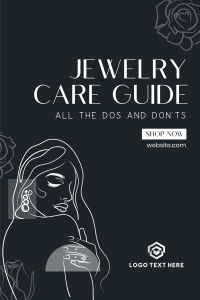 Women Jewelry Line art Pinterest Pin